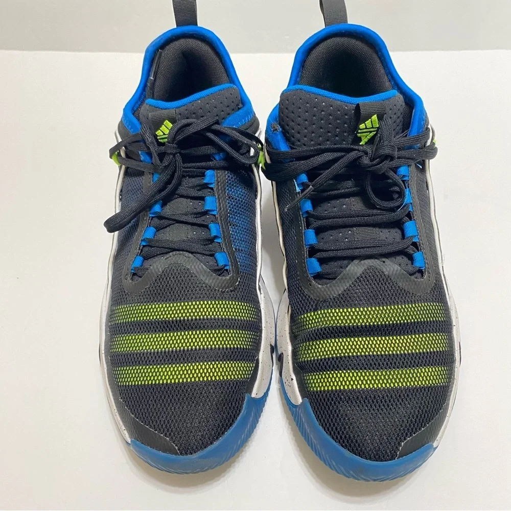 Adidas Trae Unlimited Black Lucid Blue Bird mens sneakers size 81/2